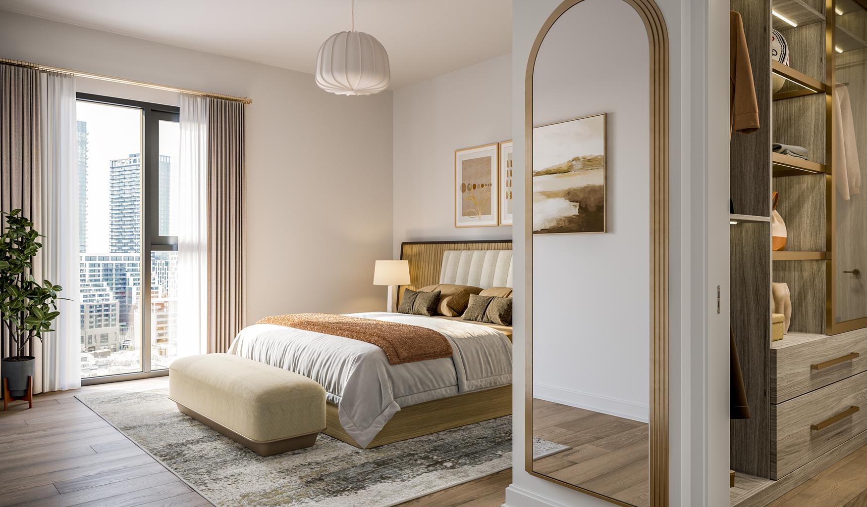 The suites of 101 Spadina
Form, function, flawless organization.